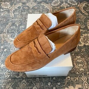 NEW Quince Women's Tan Suede Loafers